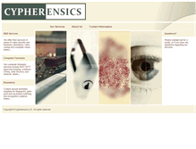 Tablet Screenshot of cypherensics.com